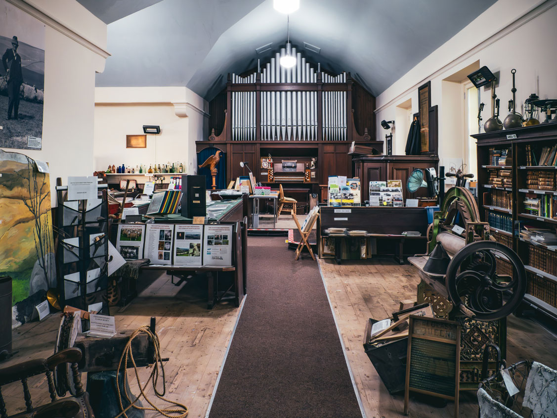 Interior of Crawfordjohn Heritage Venture Museum